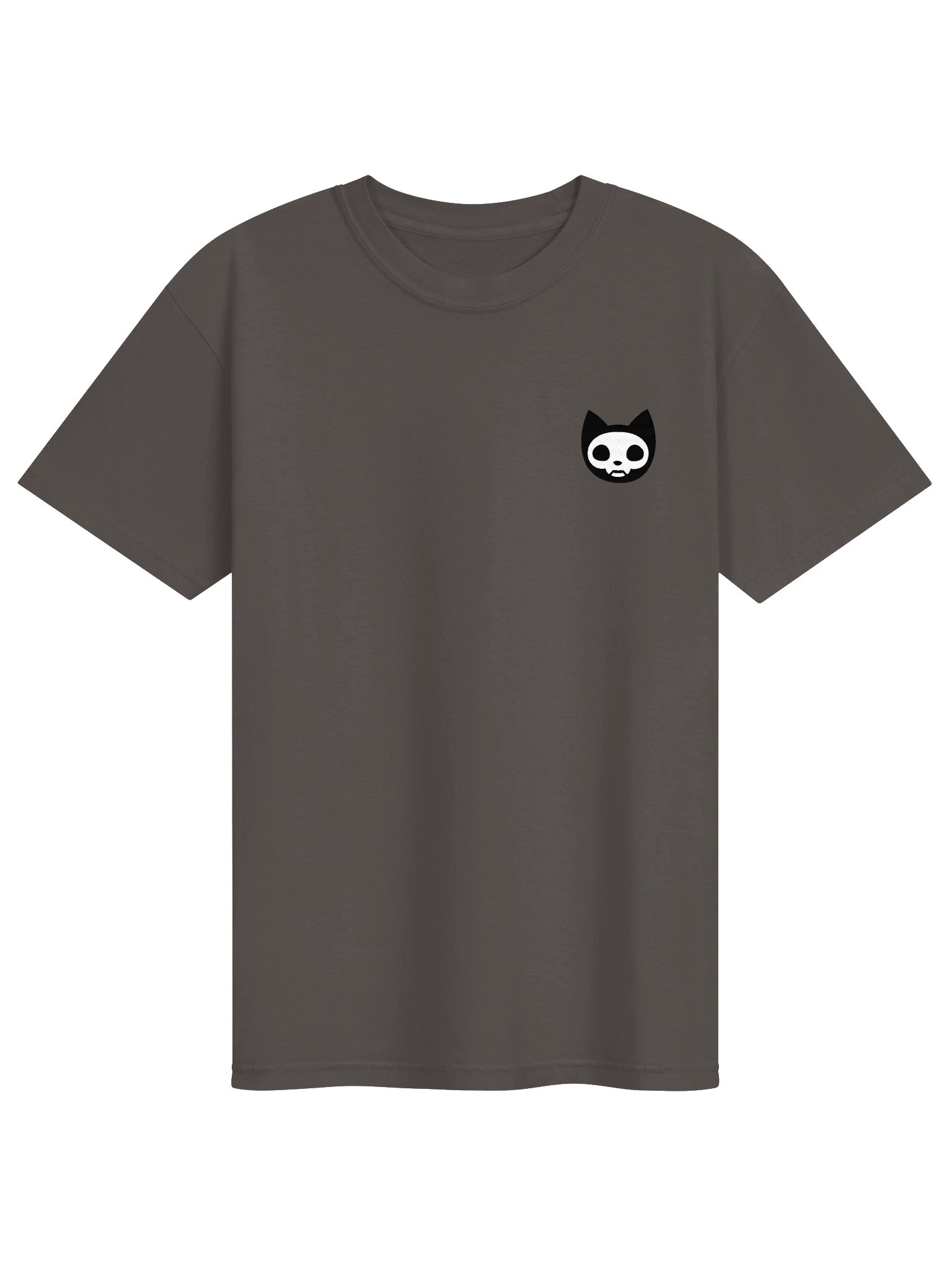 🆕 Spooky Cat Embroidered T-Shirt product image (6)