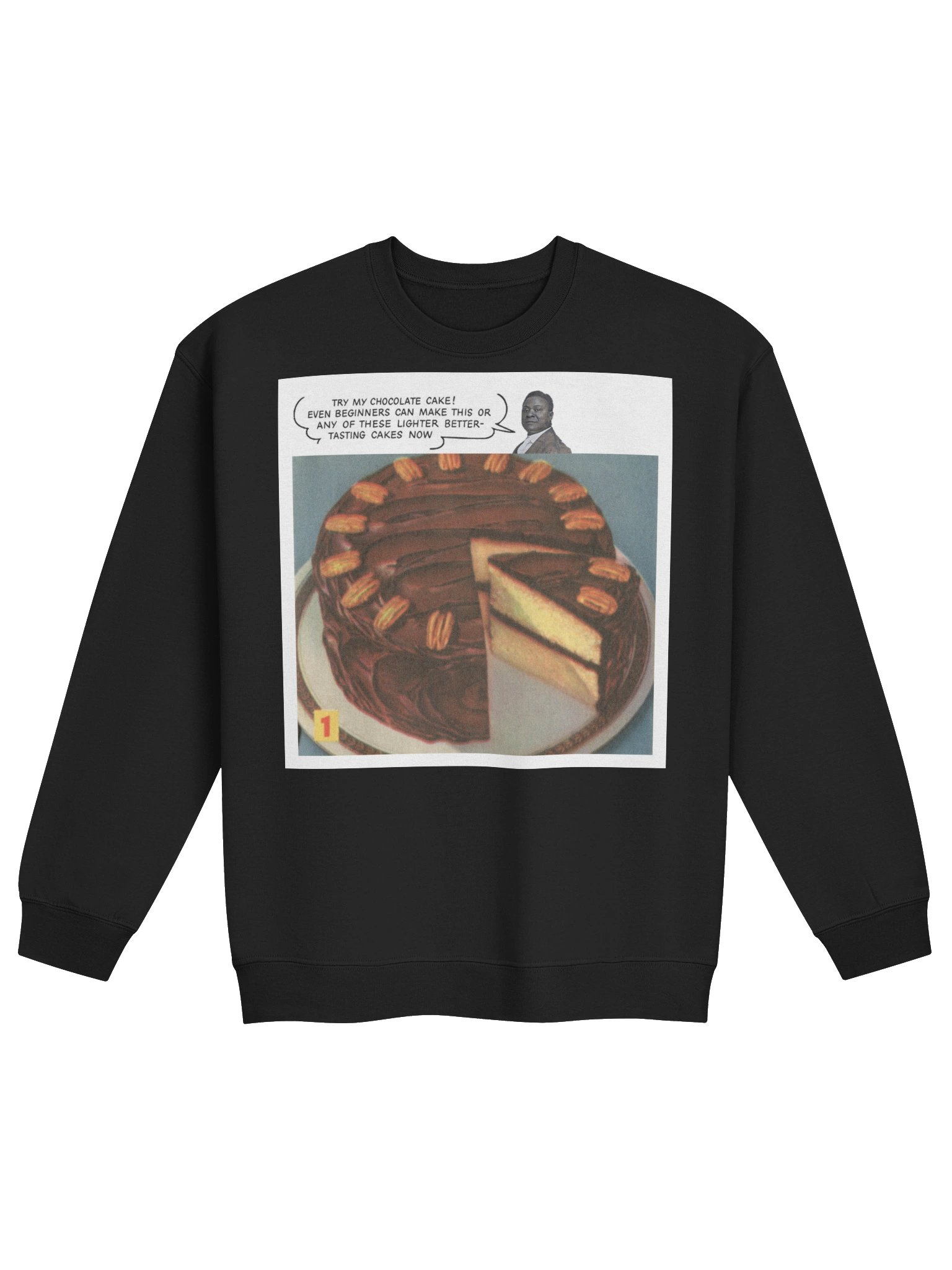 The Great Chocolate Cake Debate (SWEATSHIRT) product image (2)