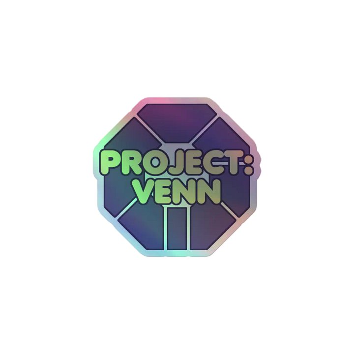 Project: Venn Holo Sticker product image (1)