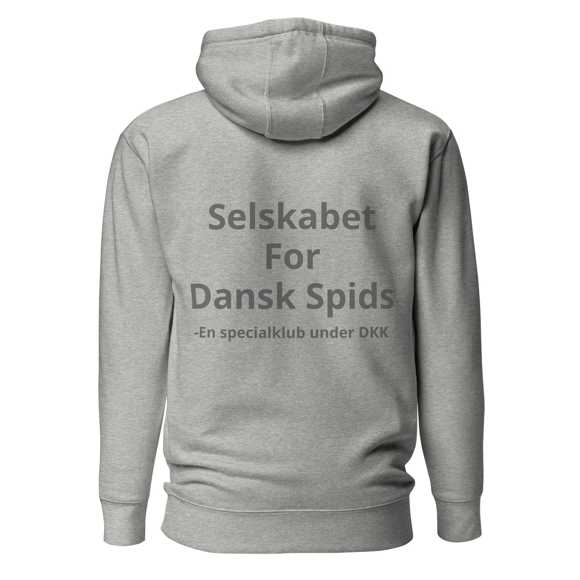 Hættetrøje med tekst, grå product image (1)