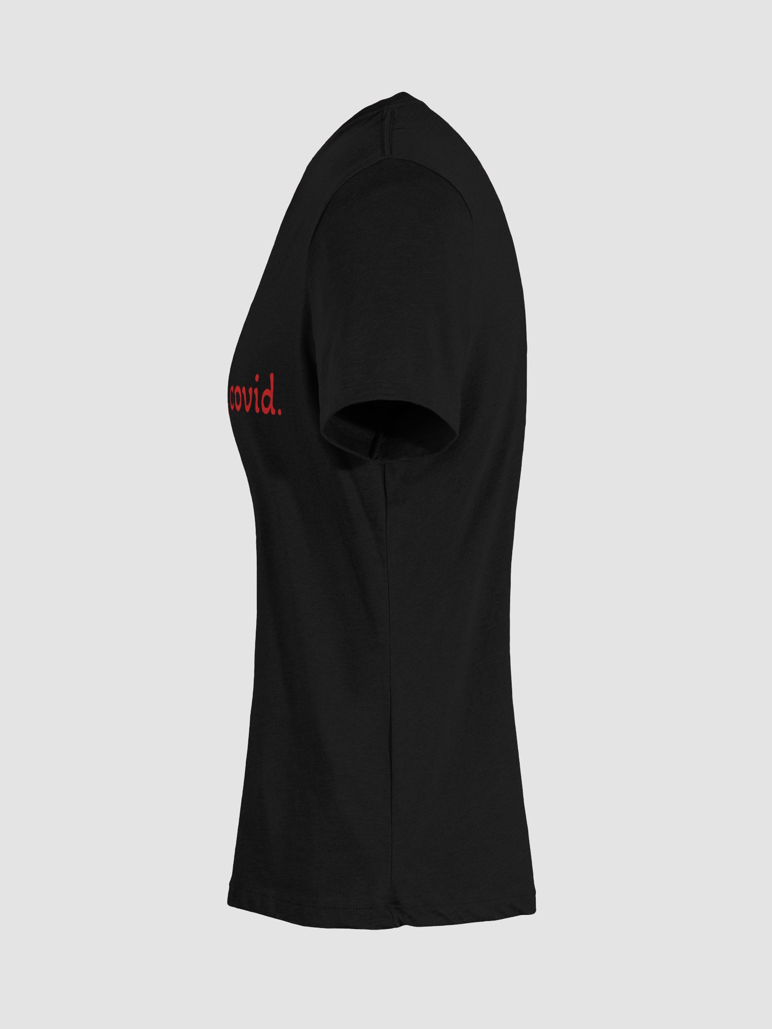 F*ck Long Covid Relaxed V-Neck Tee - Red product image (55)