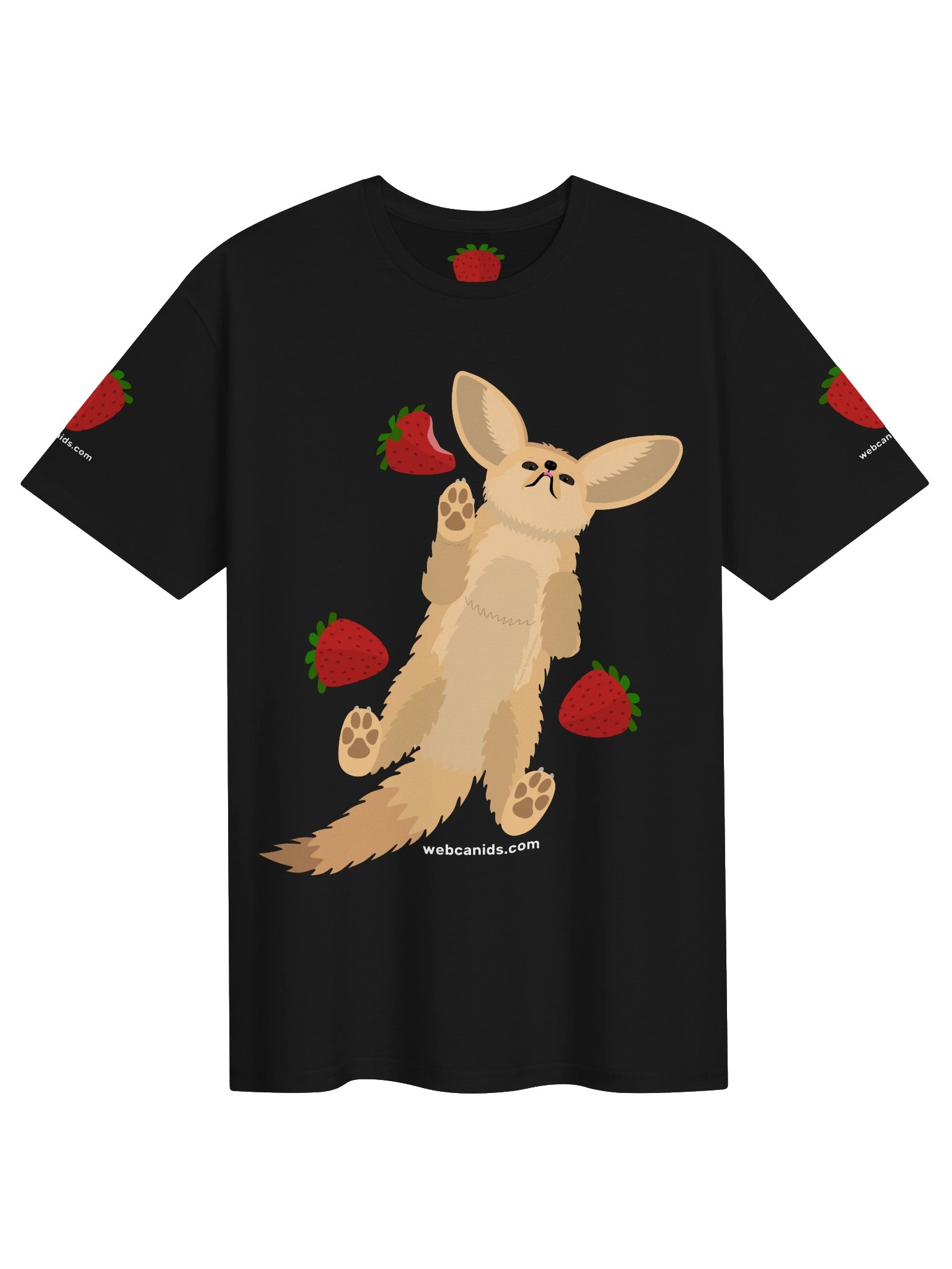 Strawberry Fennec T-Shirt product image (1)
