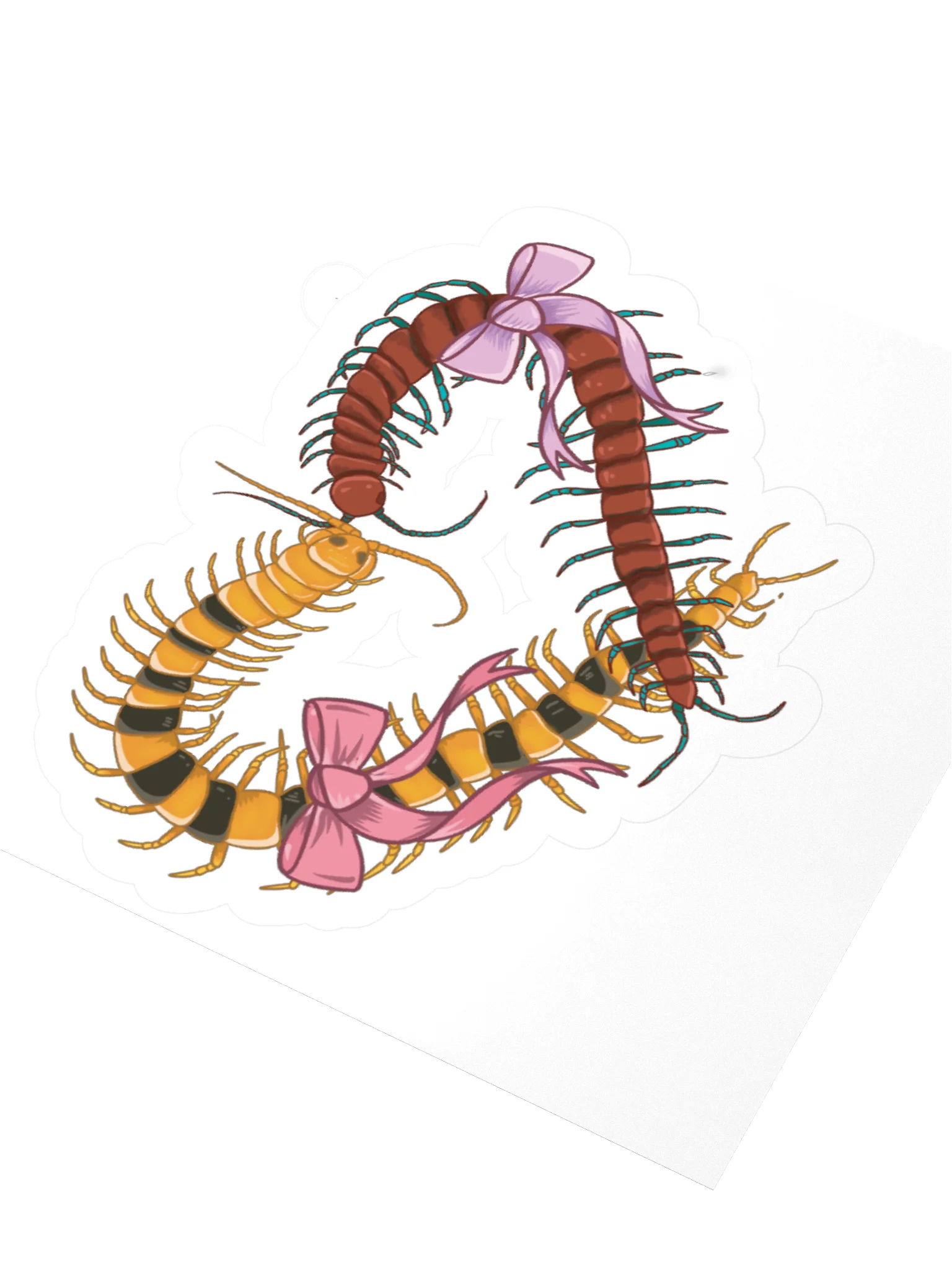 centipedes <3 sticker product image (9)