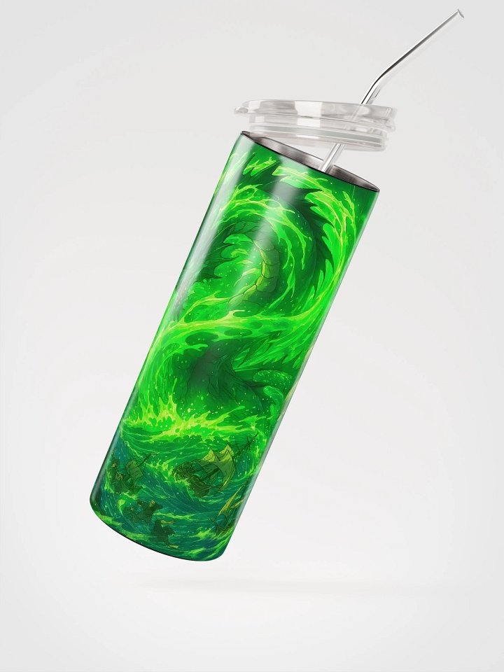 Stormy Sea Dragon Stainless Steel Tumbler product image (2)