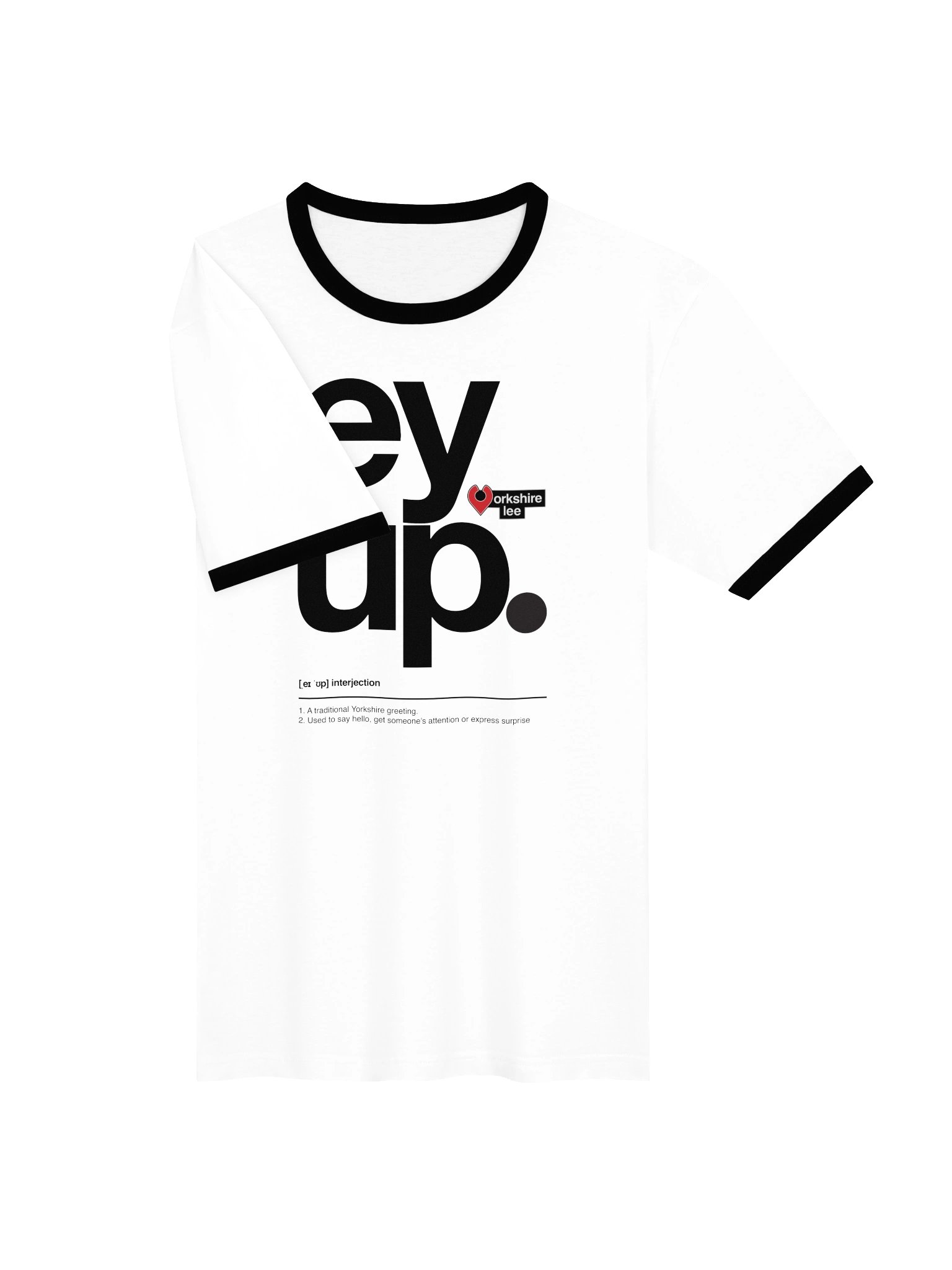 EY UP ringer T-shirt (DTFx print) product image (3)
