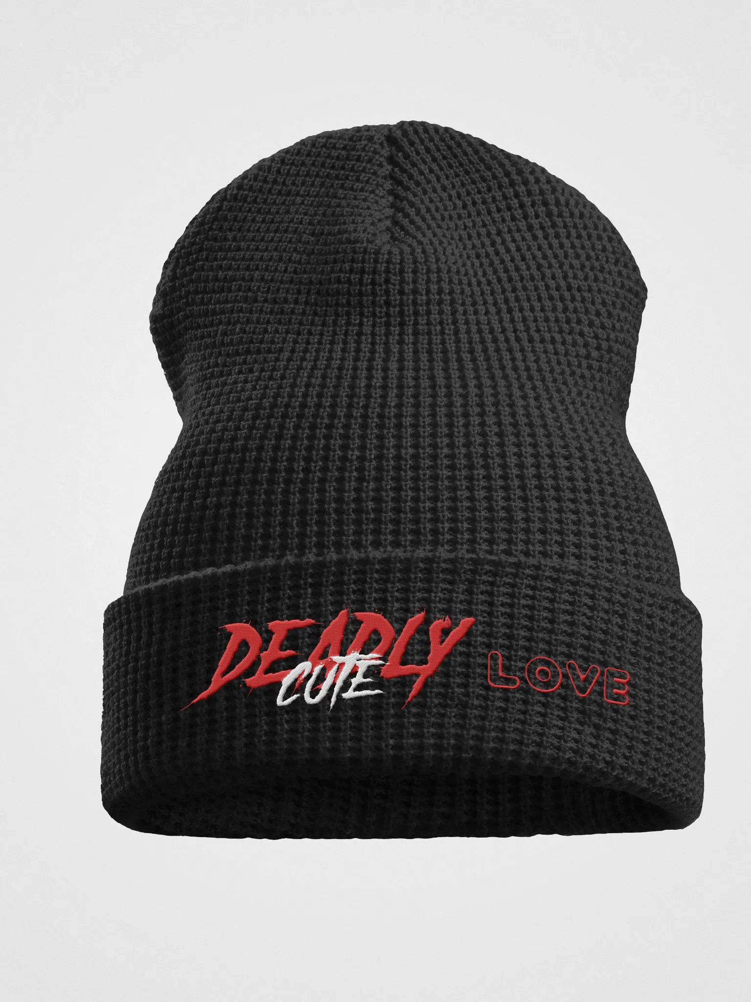Deadly Cute Love Waffle Beanie product image (1)