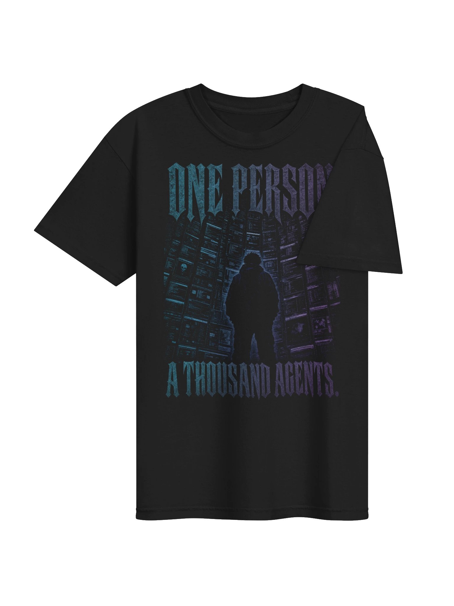 One Person. A Thousand Agents. Tee product image (7)