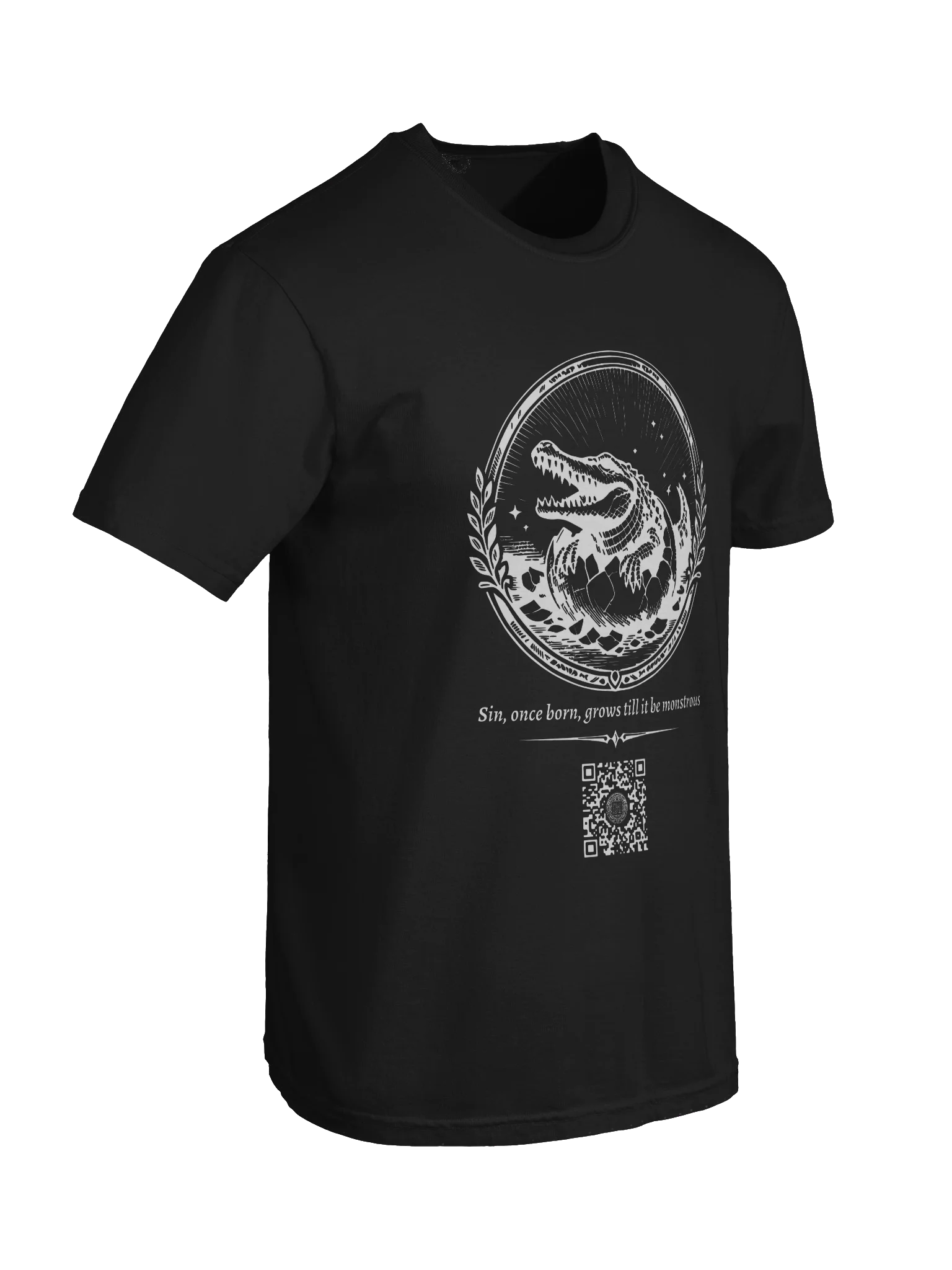 Of Eggs and Crocodiles (White on Black/Color) product image (8)