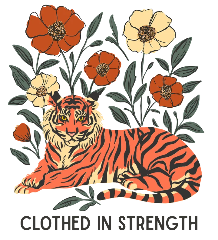 Clothed In Strength Tee CROPPED product image (2)
