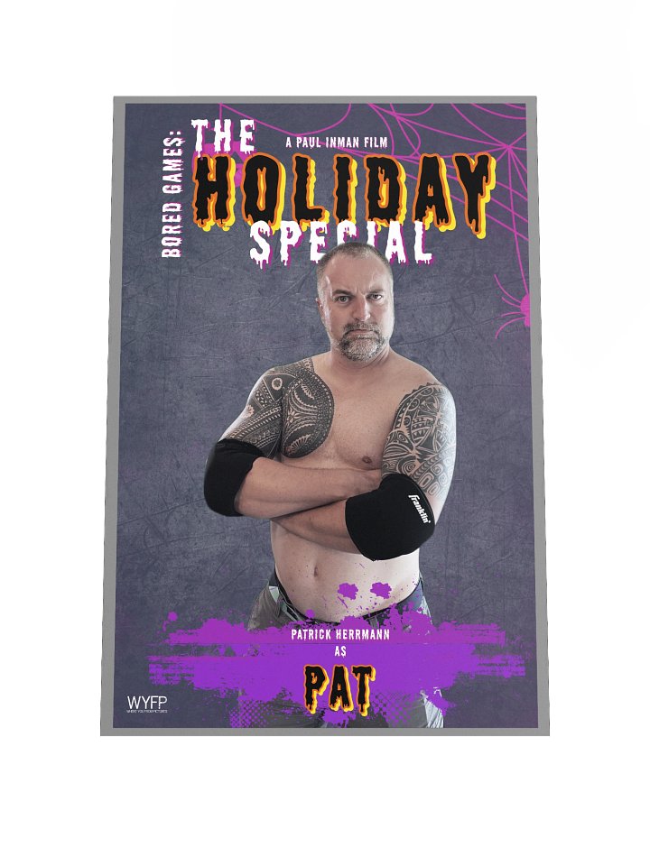 Bored Games: The Holiday Special - "Hero Pat" Poster product image (2)