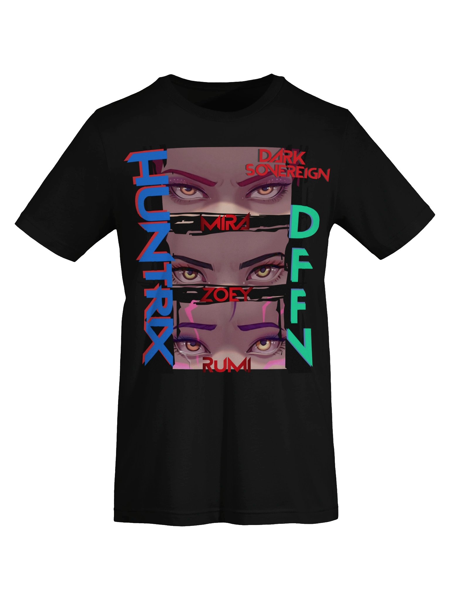 dark sovereign huntrix stare down mode tee product image (49)