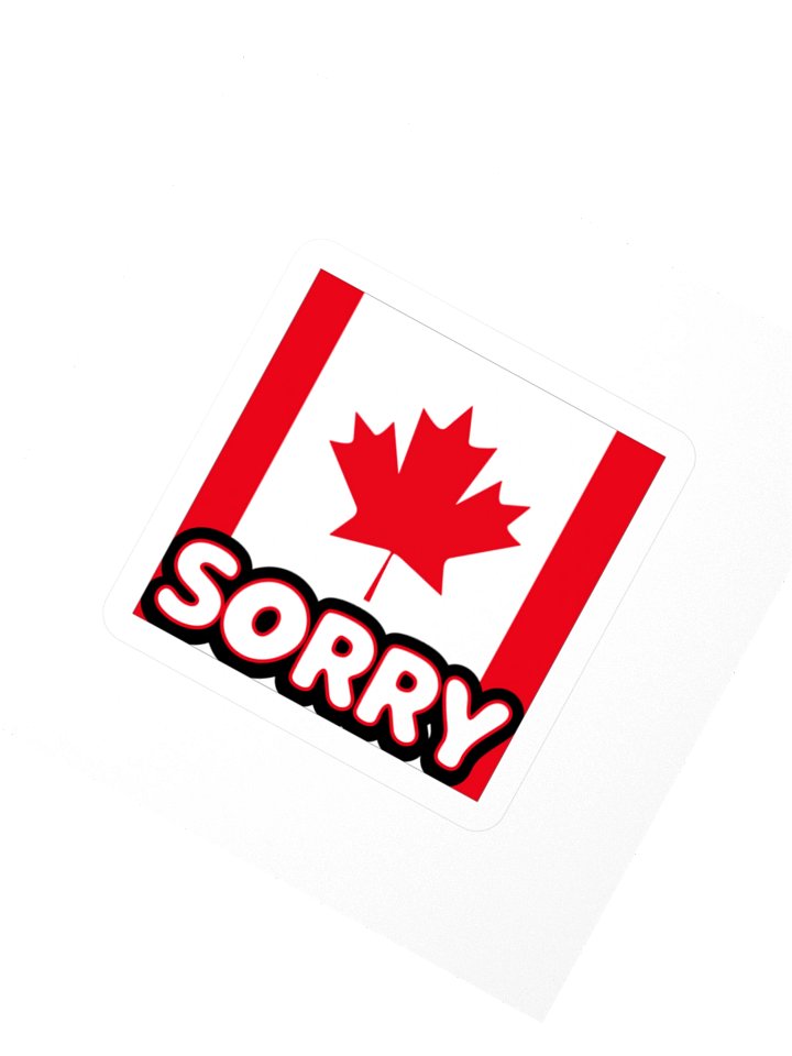 Sorry Sticker product image (2)