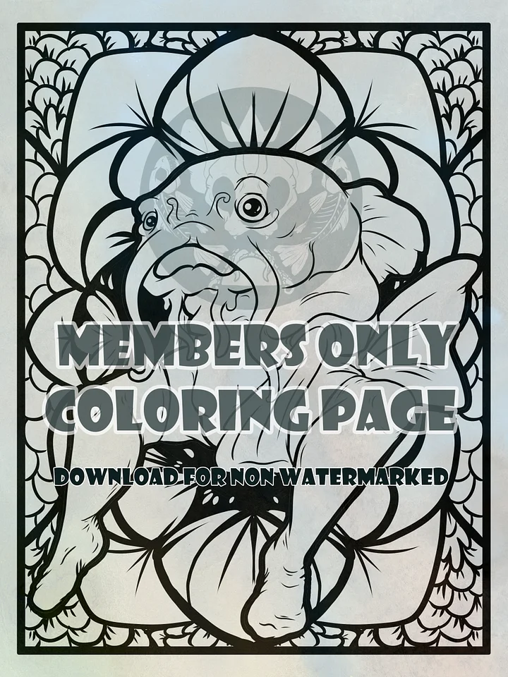 Leggy catfish - coloring page product image (1)