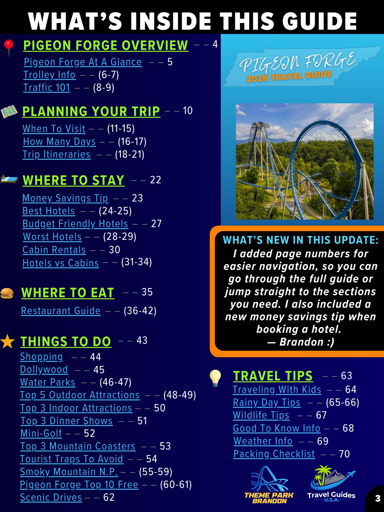 Ultimate Smoky Mountains Travel Bundle 2026 | Printable Digital Guides for Gatlinburg, Pigeon Forge & Dollywood product image (5)