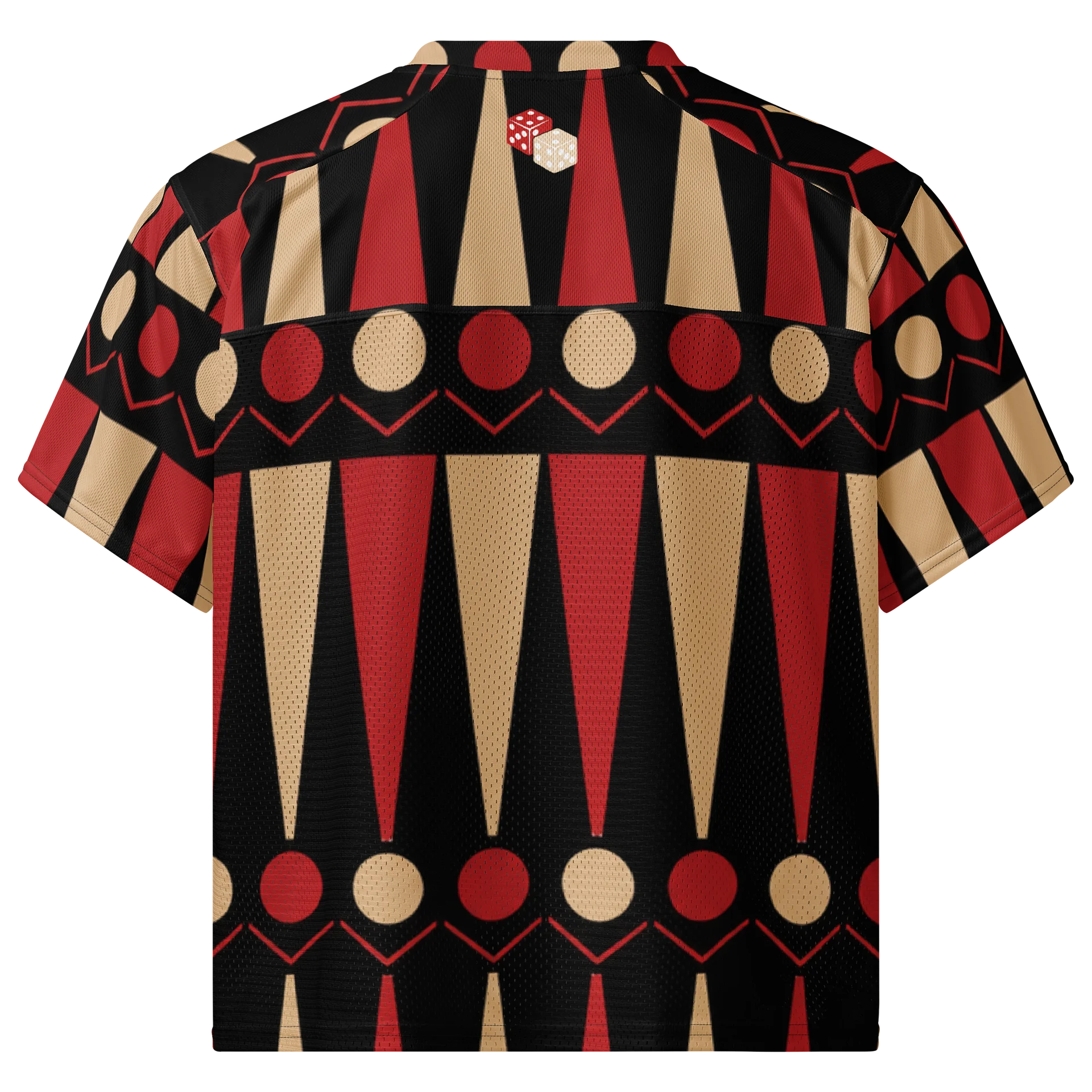 Retro Geometric Boxy Football Jersey product image (2)