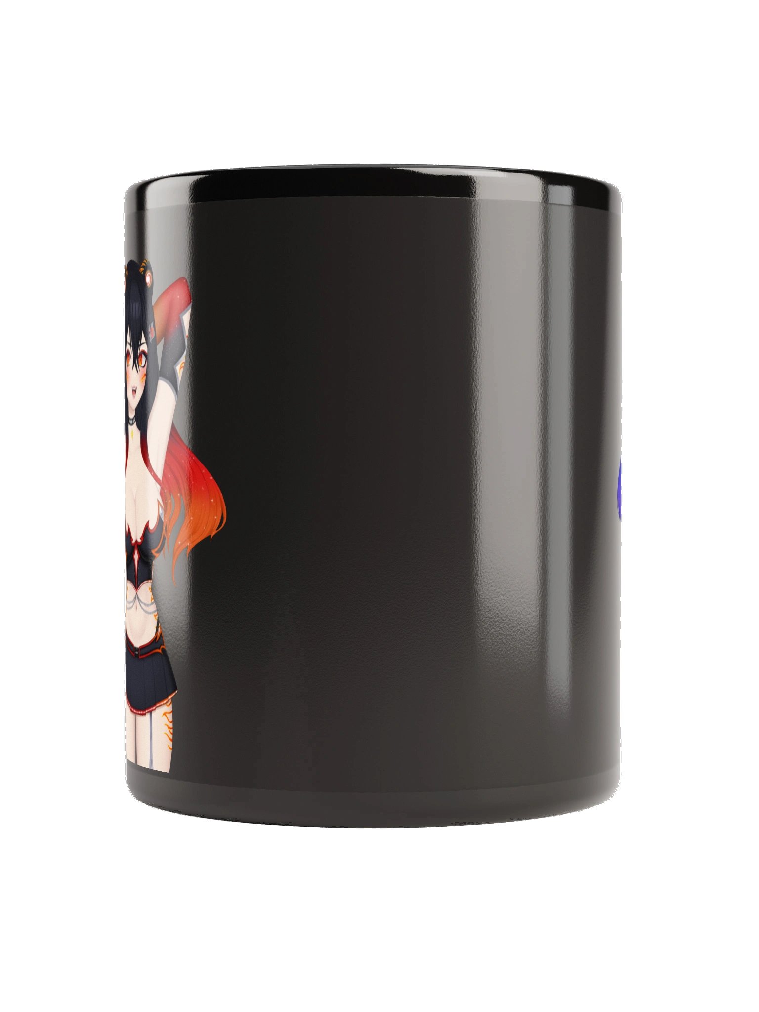 Arms Up - Hot and Cold | Black Glossy Mug product image (2)