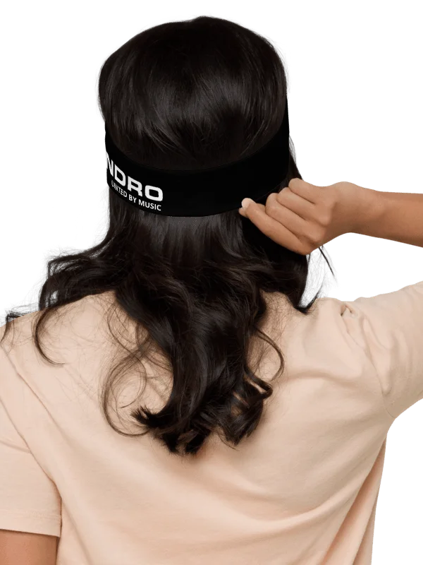 LEANDRO DE LA VEGA HEADBAND BLACK UNITED BY MUSIC product image (2)