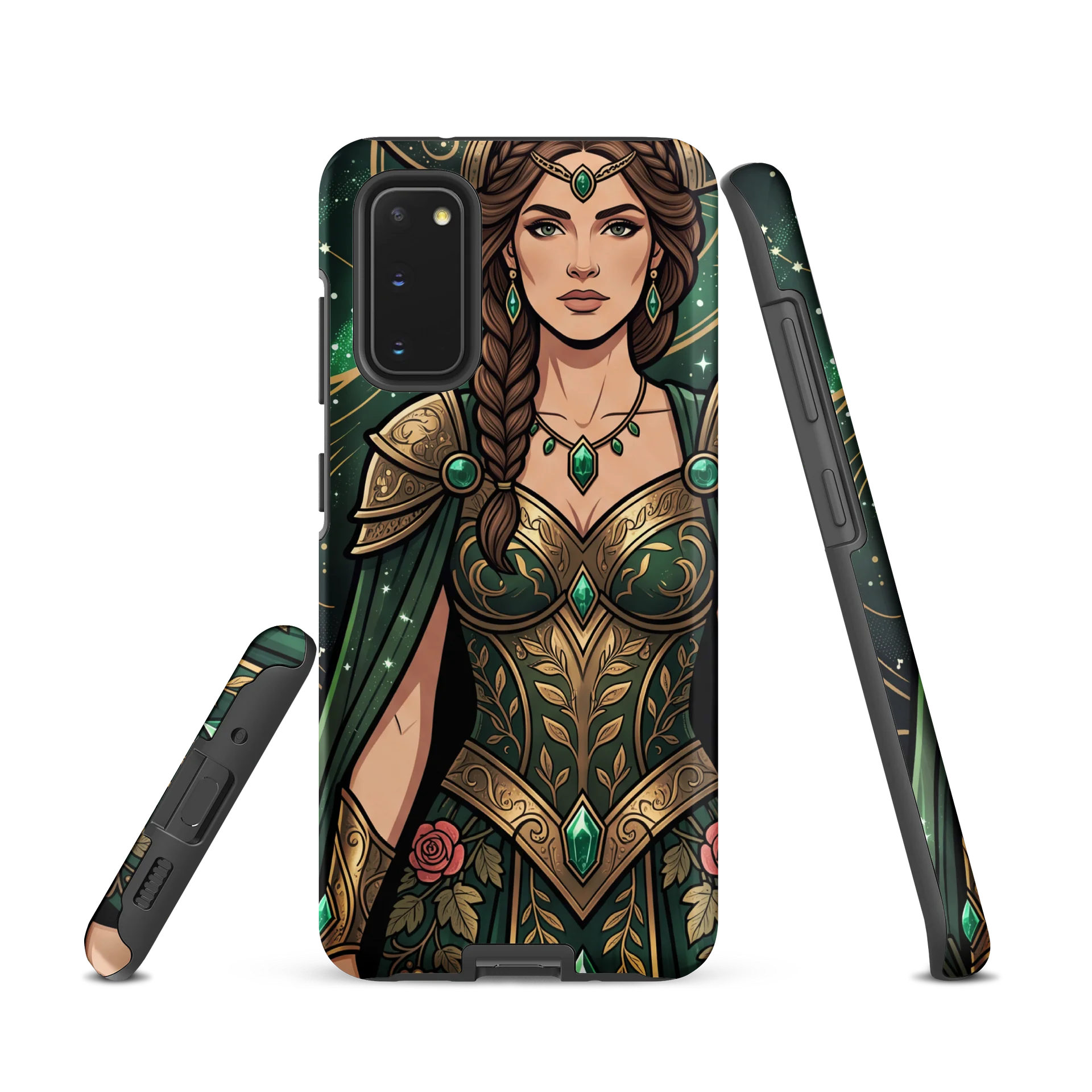 Tauro Green Fantasy Queen Samsung Tough Case product image (1)