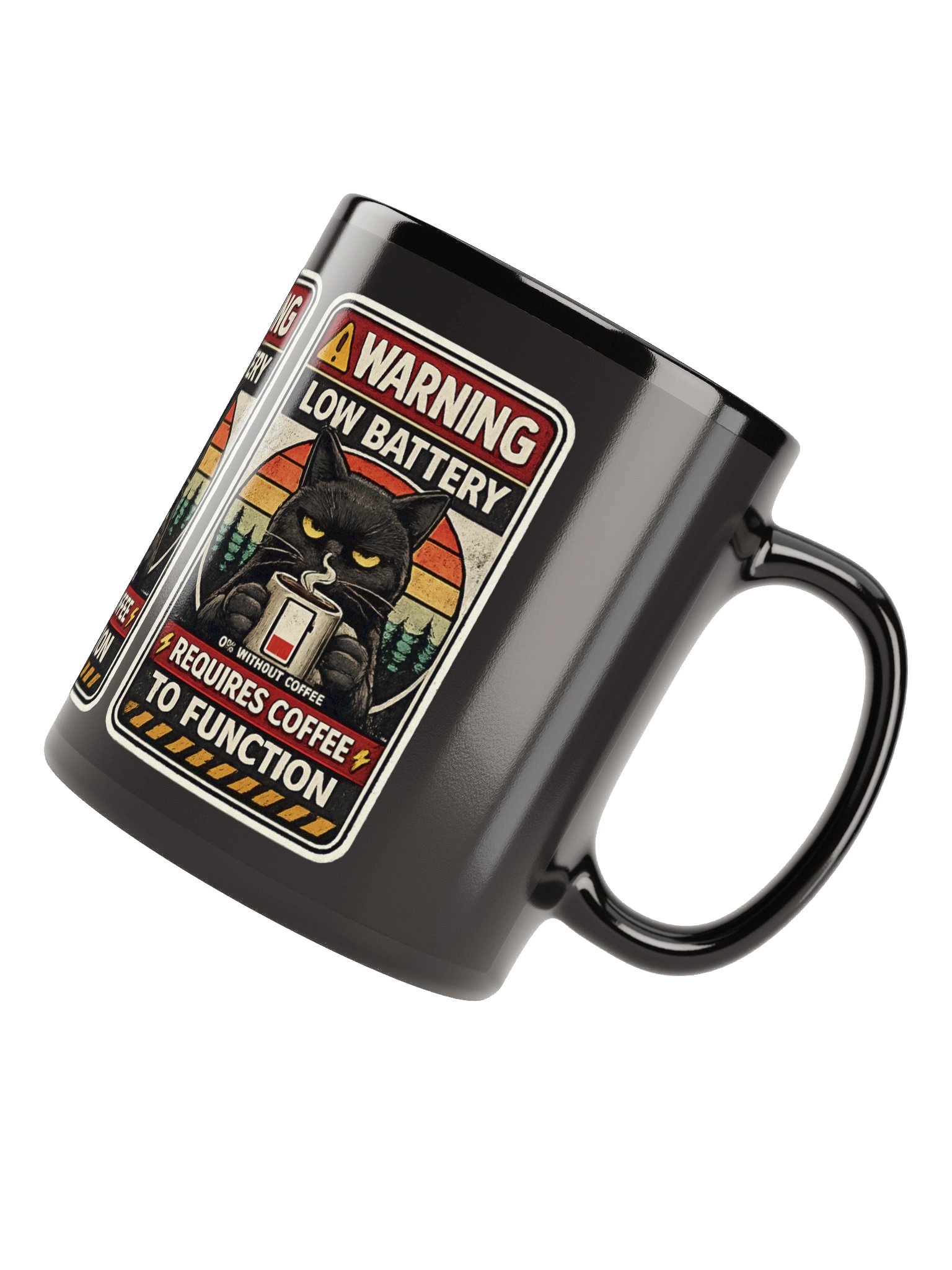 Warning: Low Battery – Requires Coffee Mug product image (6)