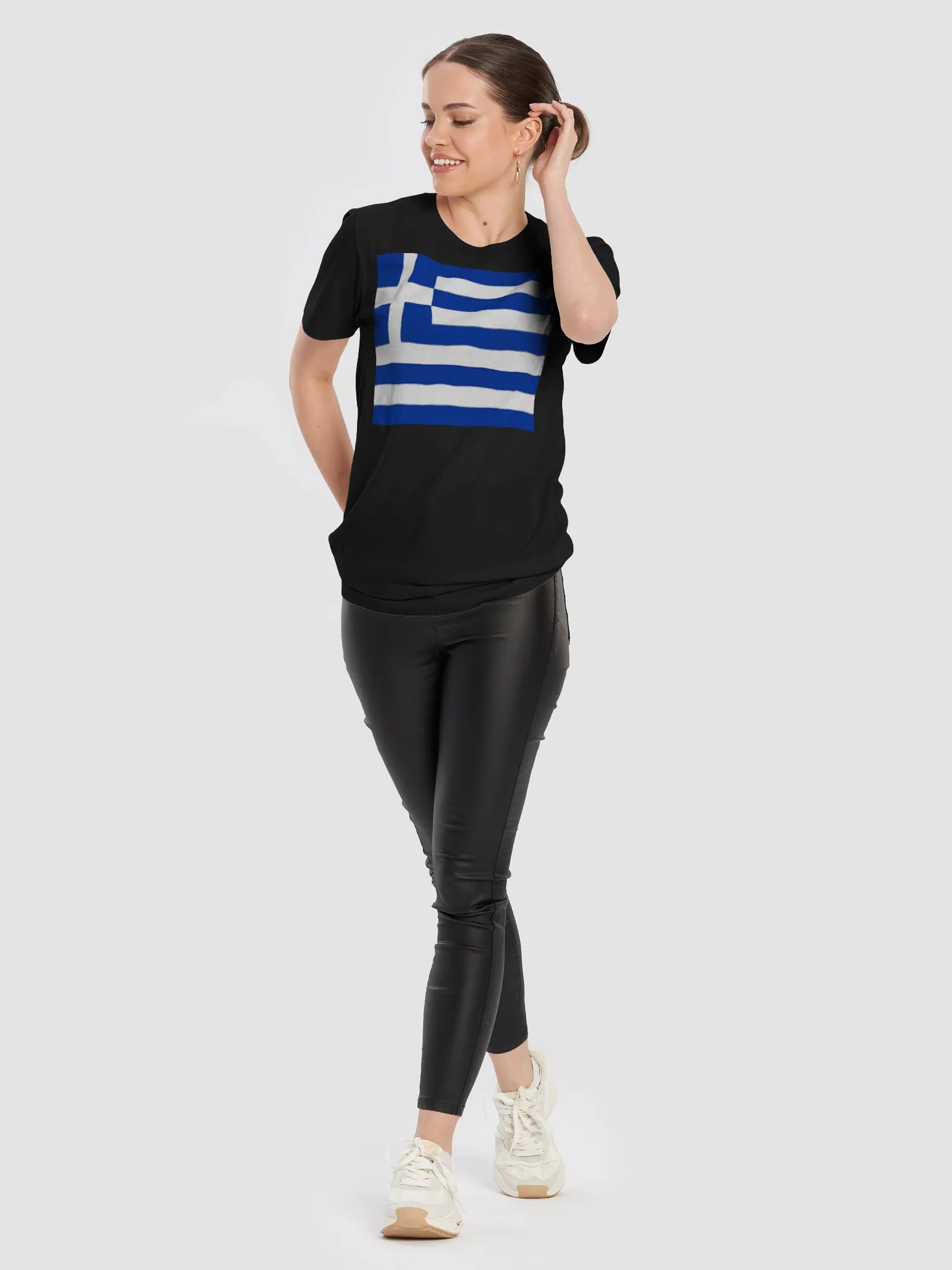 Exclusive Unisex Greece Flag Graphic Tee by Graphic Grove product image (10)