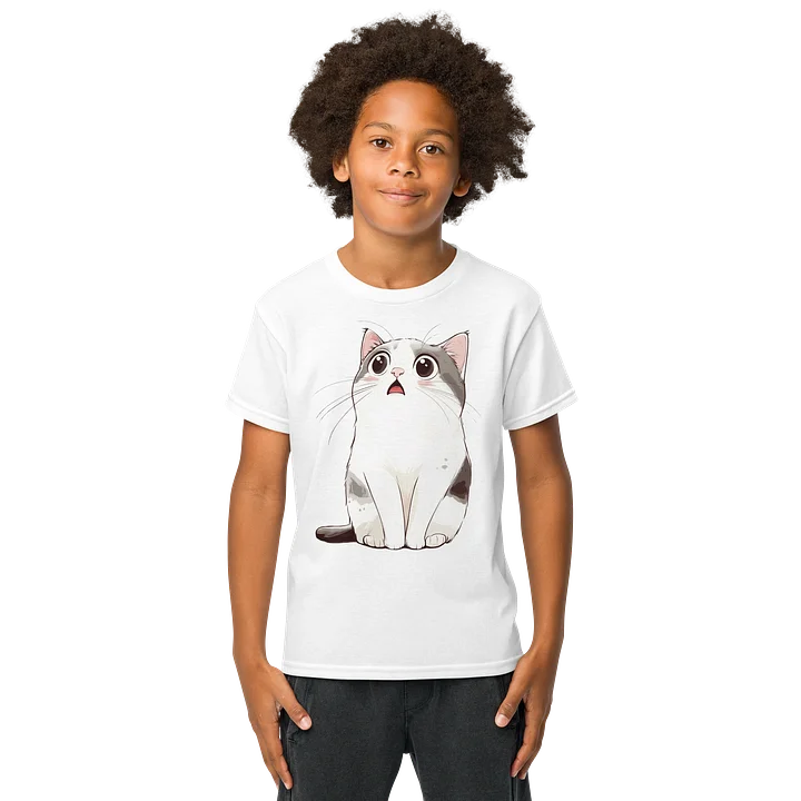 Surprised Cat Youth Tee product image (57)