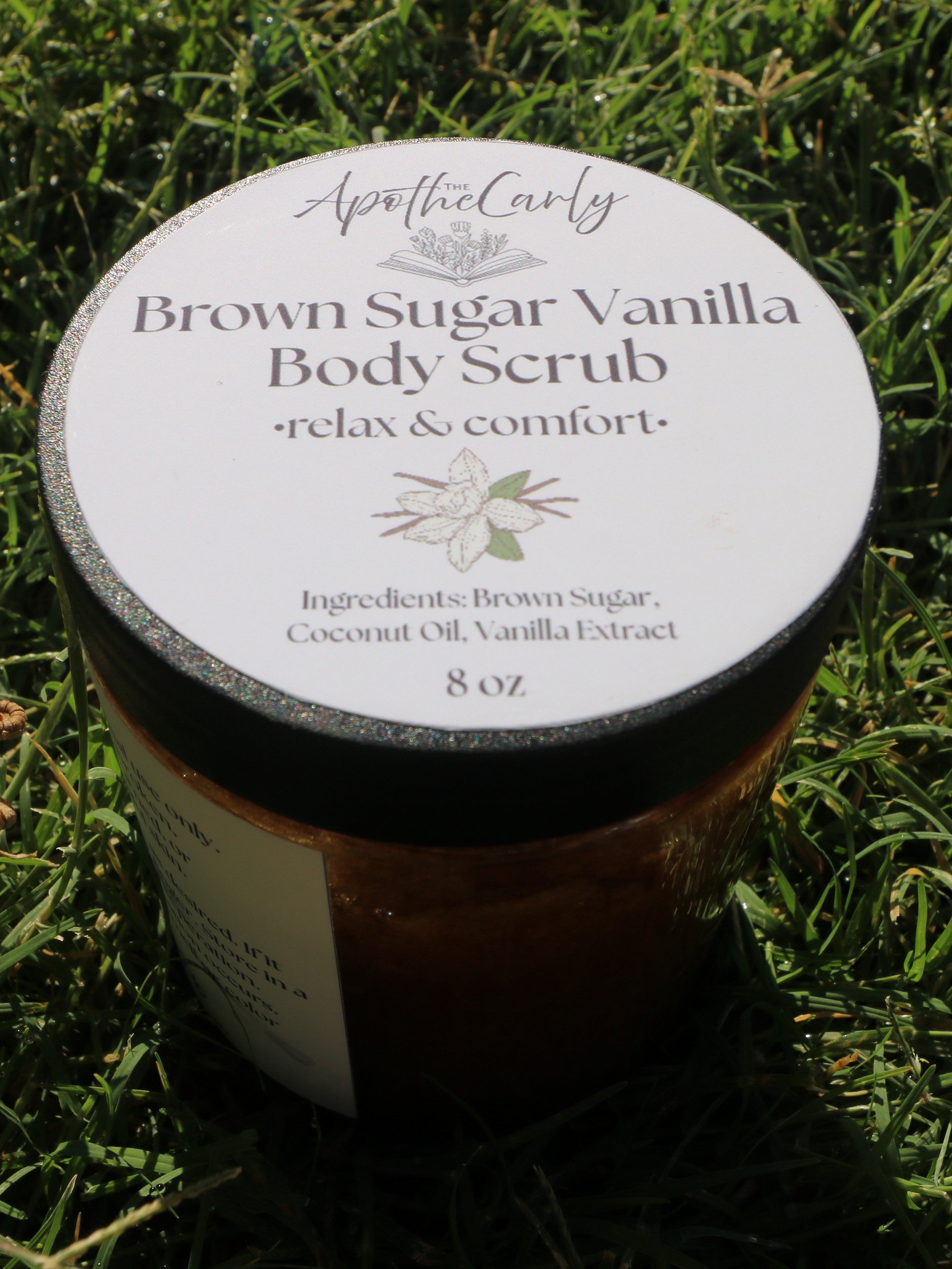 Brown Sugar Vanilla Body Scrub 8 oz product image (1)