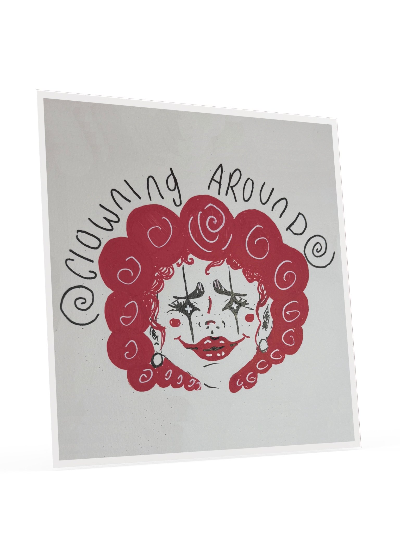 Clowning Around Hand-Drawn Poster product image (11)