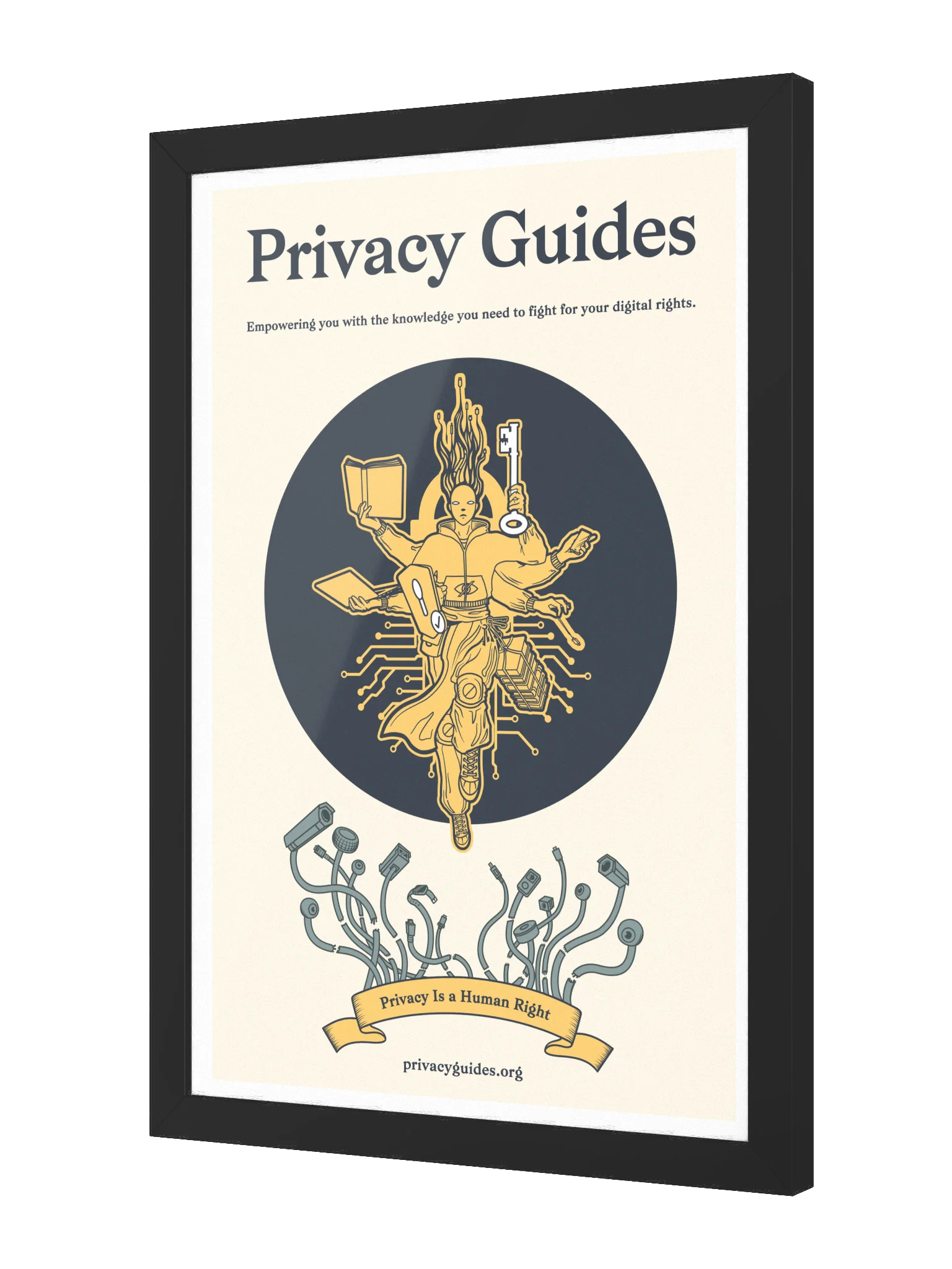 Defender of Privacy - Framed Poster product image (2)