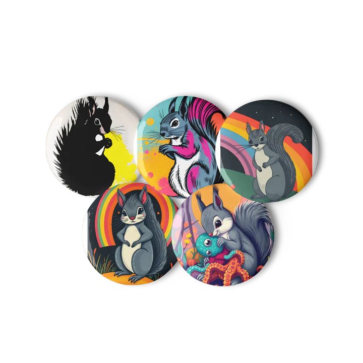 Whimsical Embrace Pin Button Set product image (3)