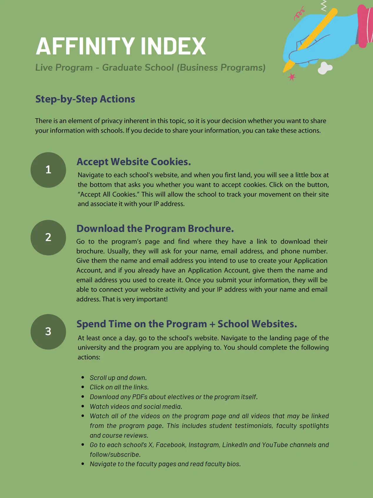 Demonstrated Interest Kit - Build Your Affinity Score product image (6)