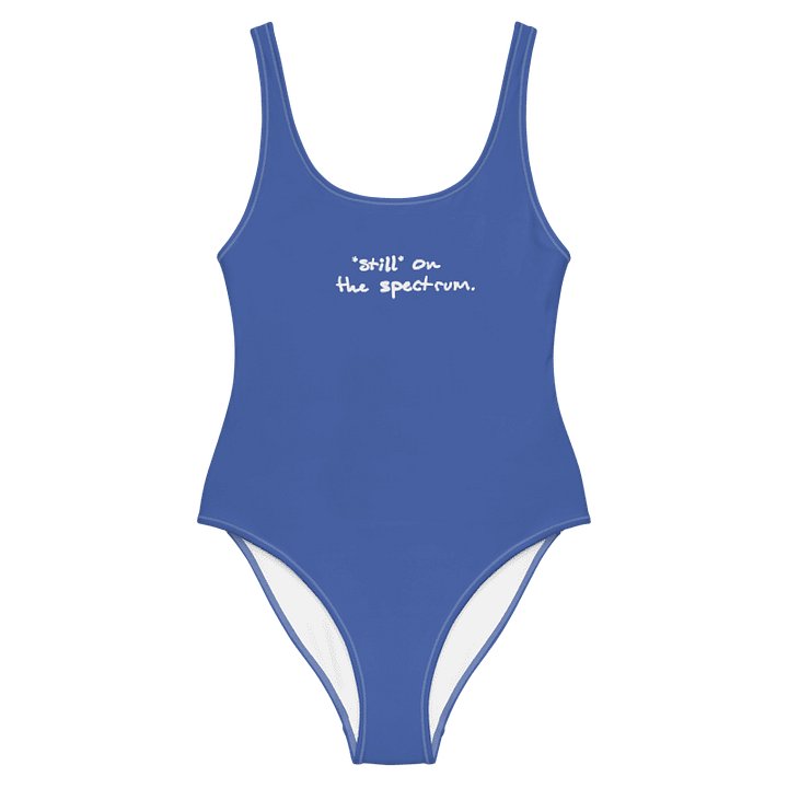 *still* on the specturm (blue and white) one piece swimsuit product image (2)