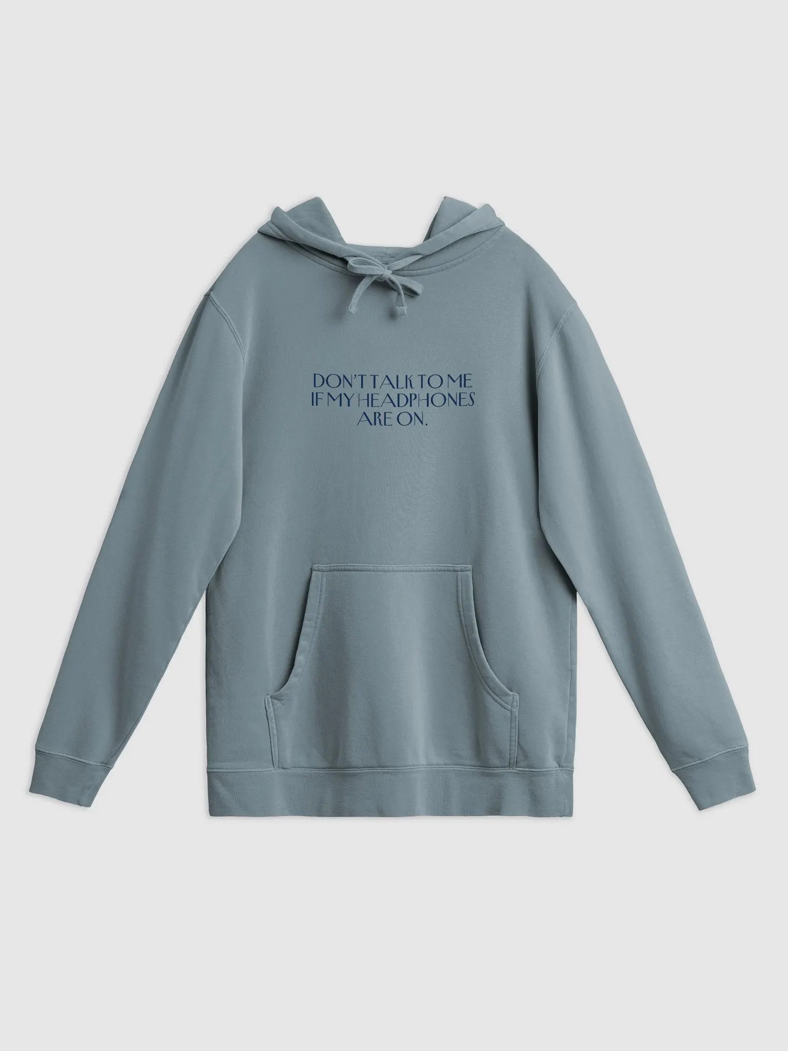 HEADPHONES ON (variant 3) printed pigment hoodie product image (11)