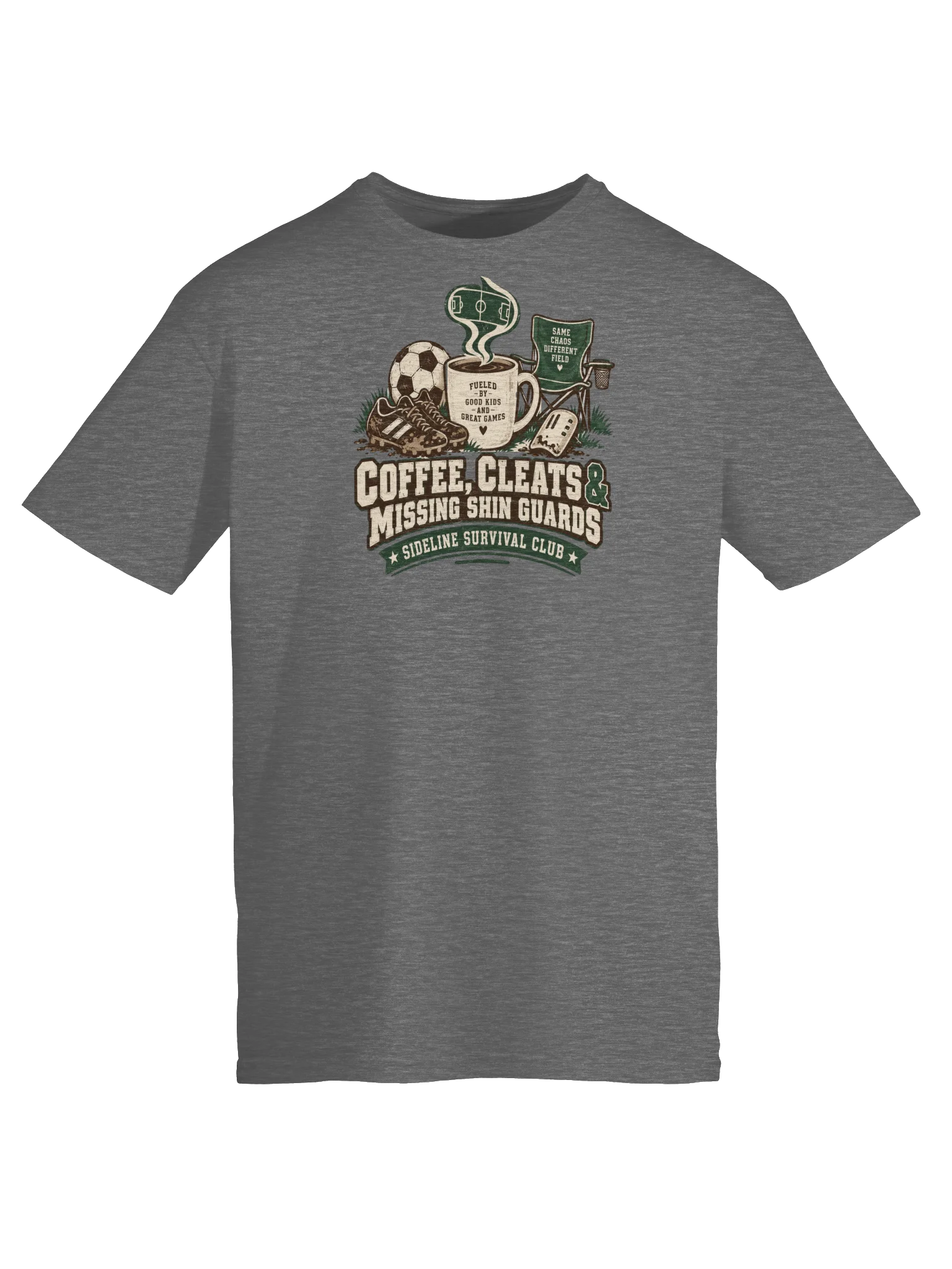 Coffee, Cleats & Missing Shin Guards Tee product image (24)