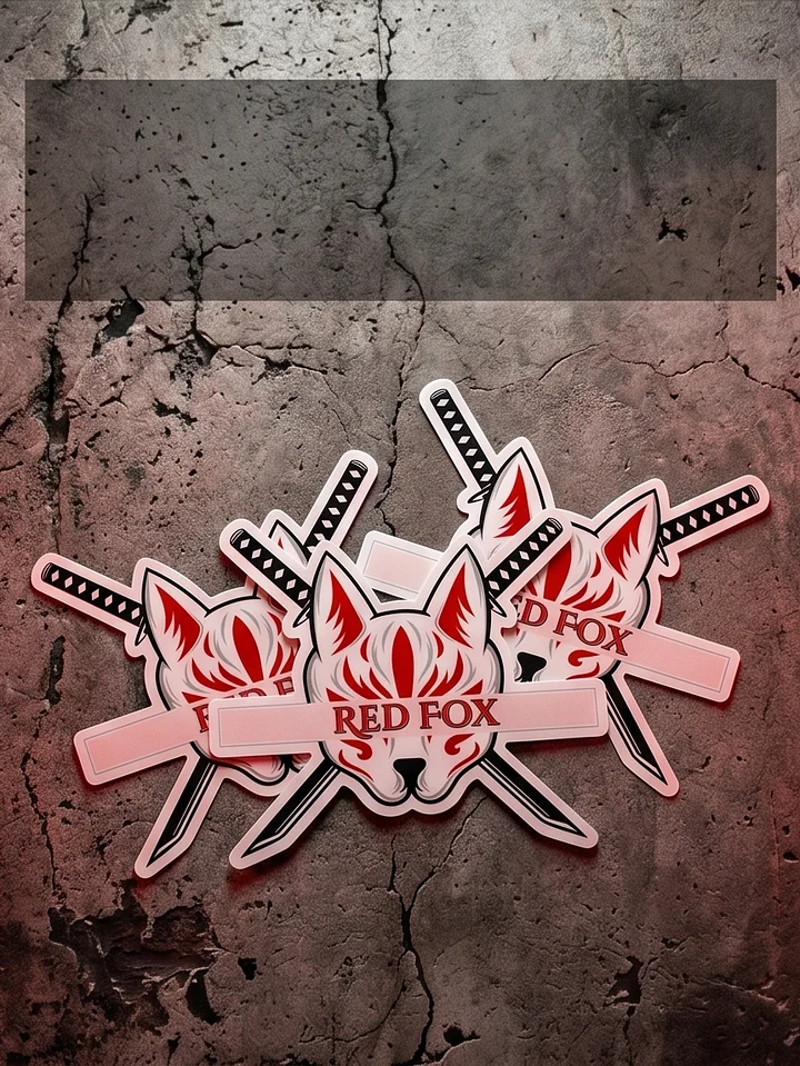 Red Fox Warrior Sticker product image (2)