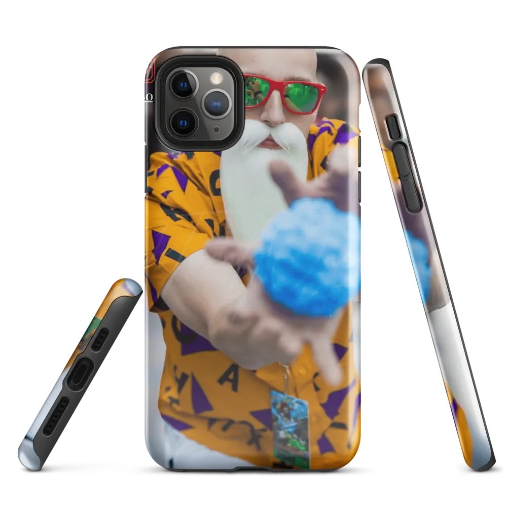 Dragon Ball – Master Roshi Cosplay iPhone Case (Kamehameha Shot) featuring jonb0317 product image (1)