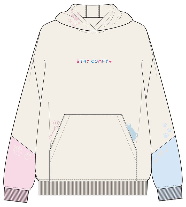 pastel doodle hoodie product image (14)