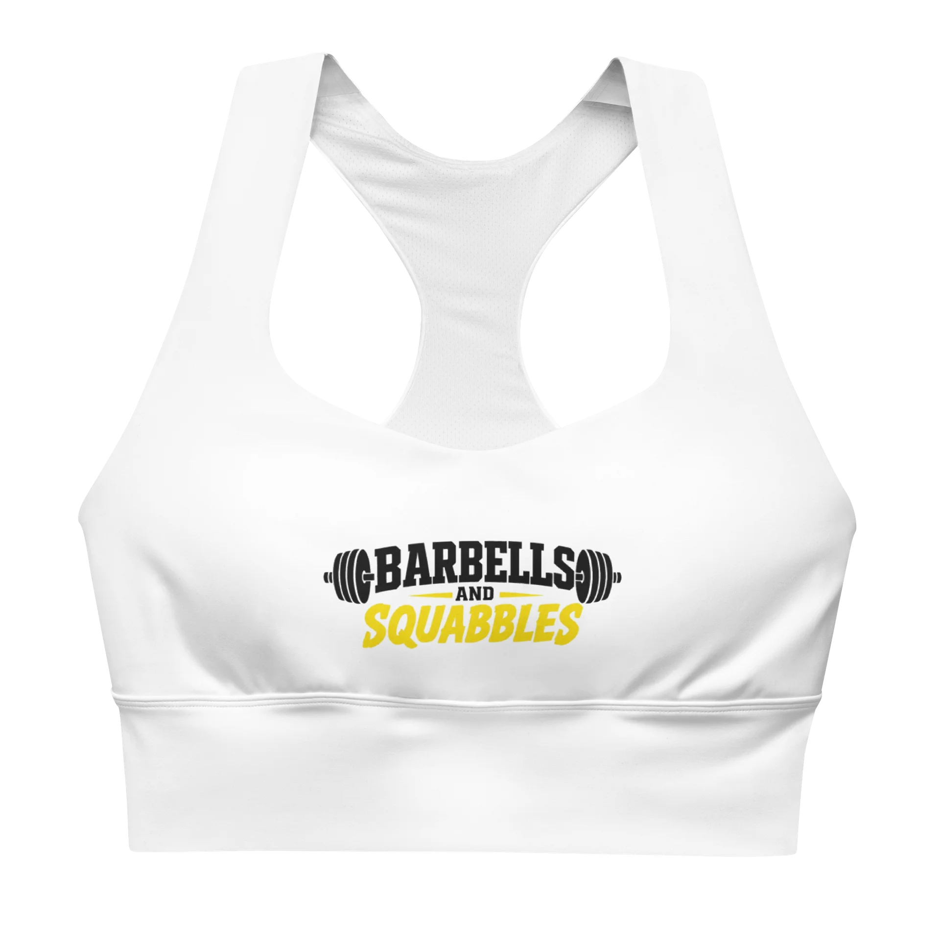 Barbells and Squabbles Longline Sports Bra product image (1)
