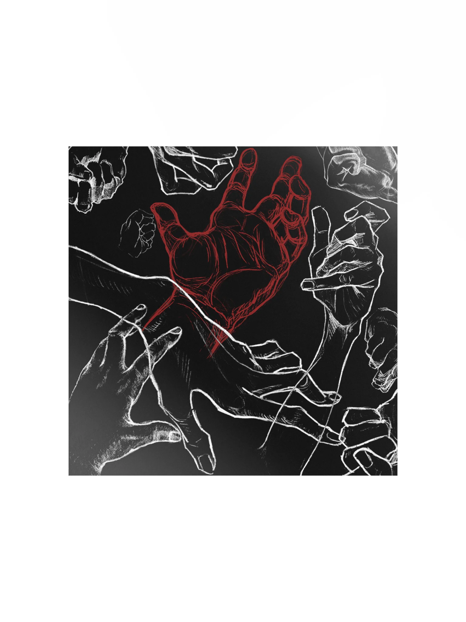 HANDS! No-Text Art Poster product image (2)