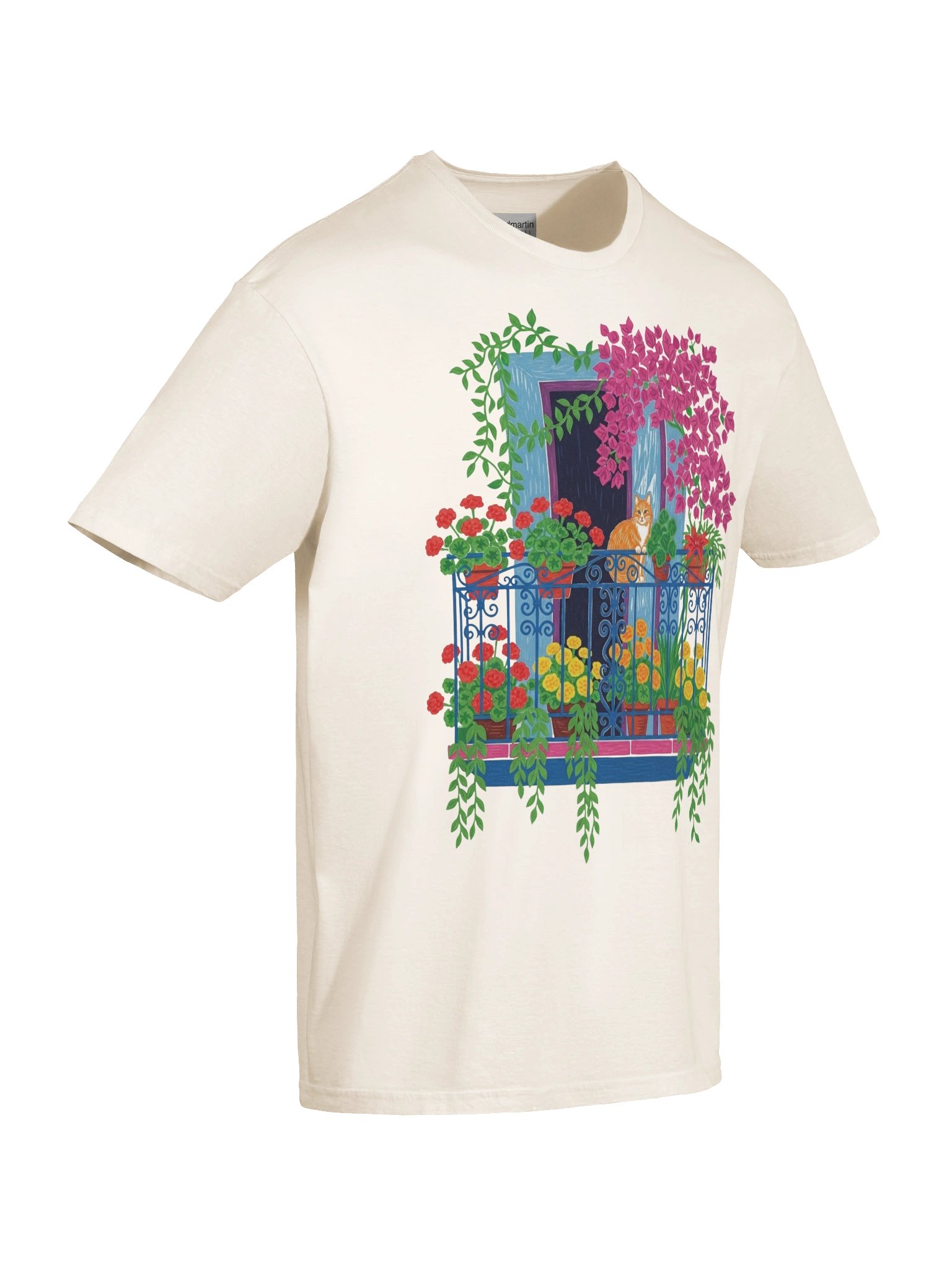 Balcony Cat Unisex Tee product image (136)