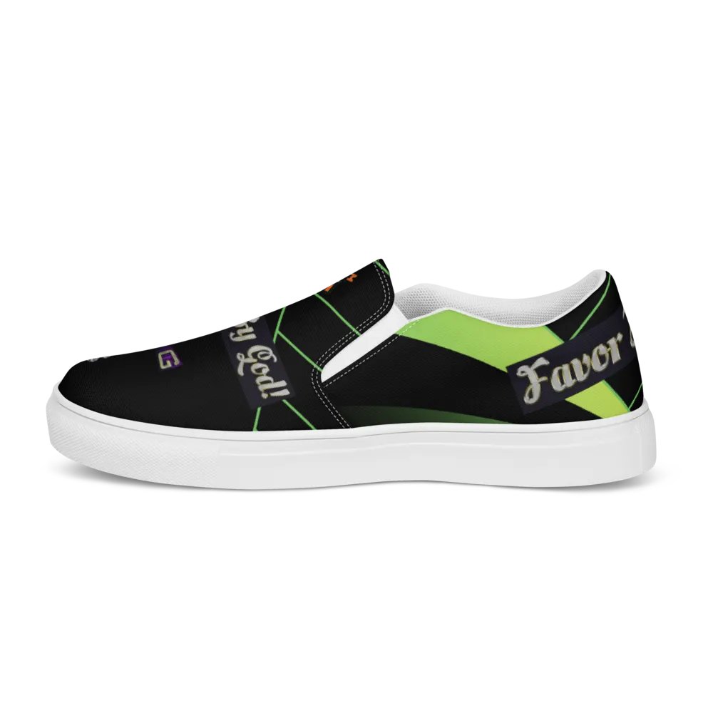 BBG Lime Green and Black Women's Slip On product image (4)