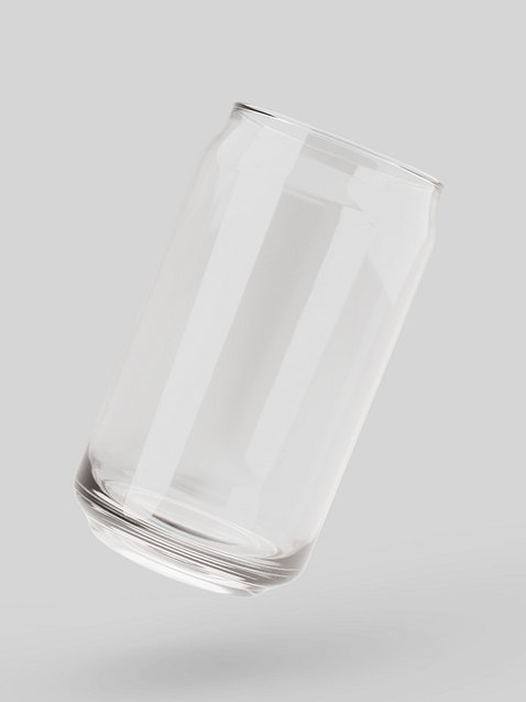 Photo showing Can-Shaped Glass