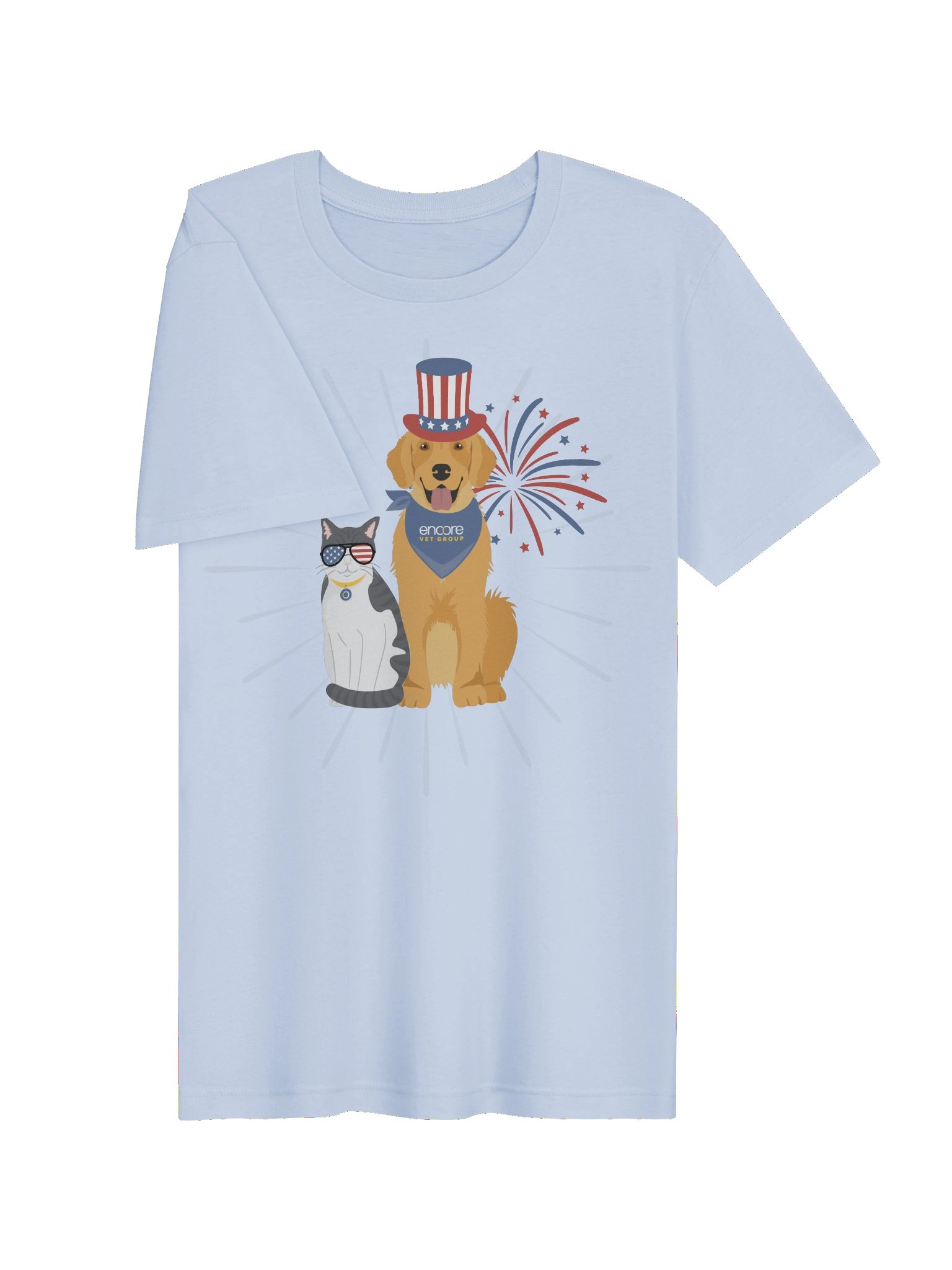 Patriotic Pup & Cat Vet Tee product image (3)