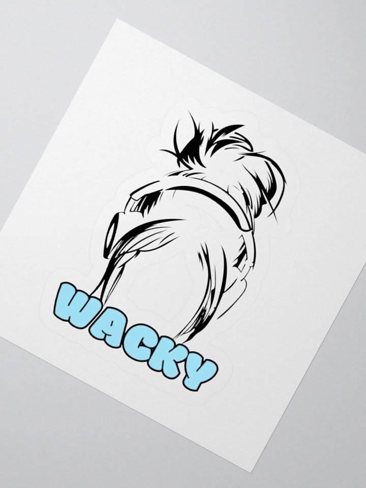 Wacky Sticker Black & Blue product image (2)