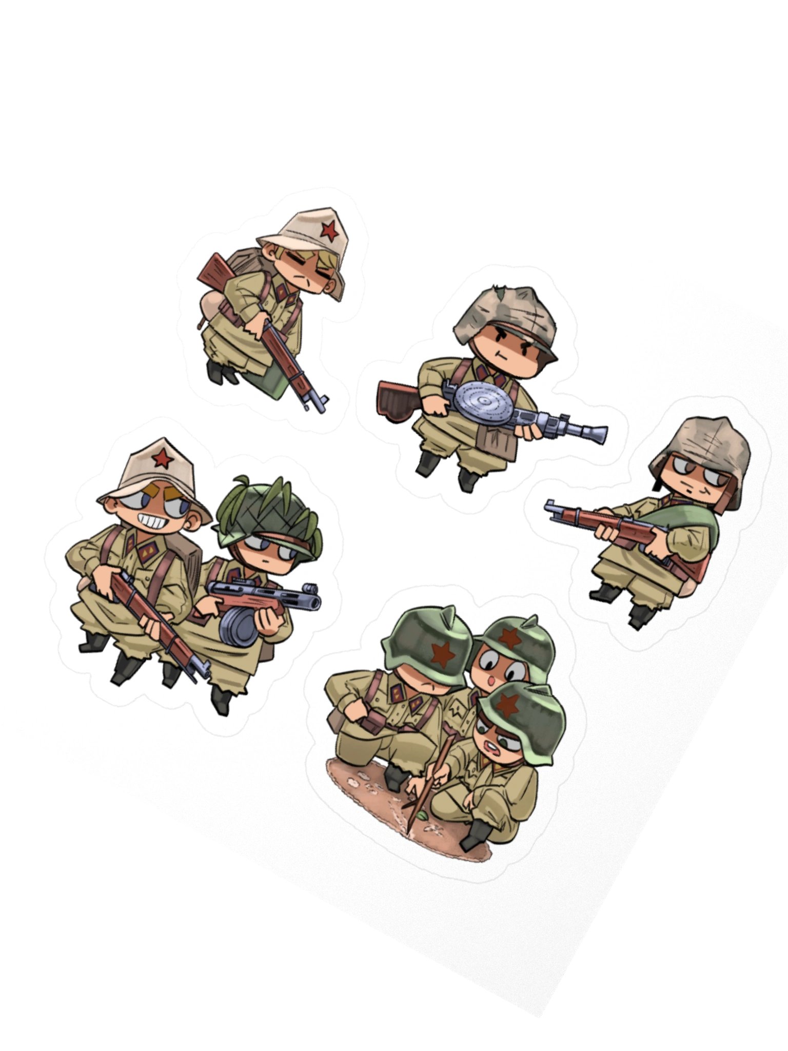 Soviet Chibi Stickers (Khalkhin Gol) product image (5)