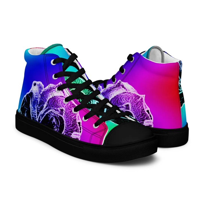 Hint of rose high top canvas shoes (womens) product image (1)