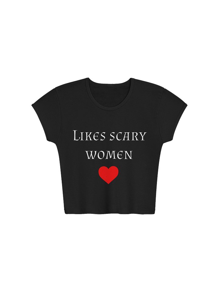 Likes Scary Women Crop Baby Tee product image (1)