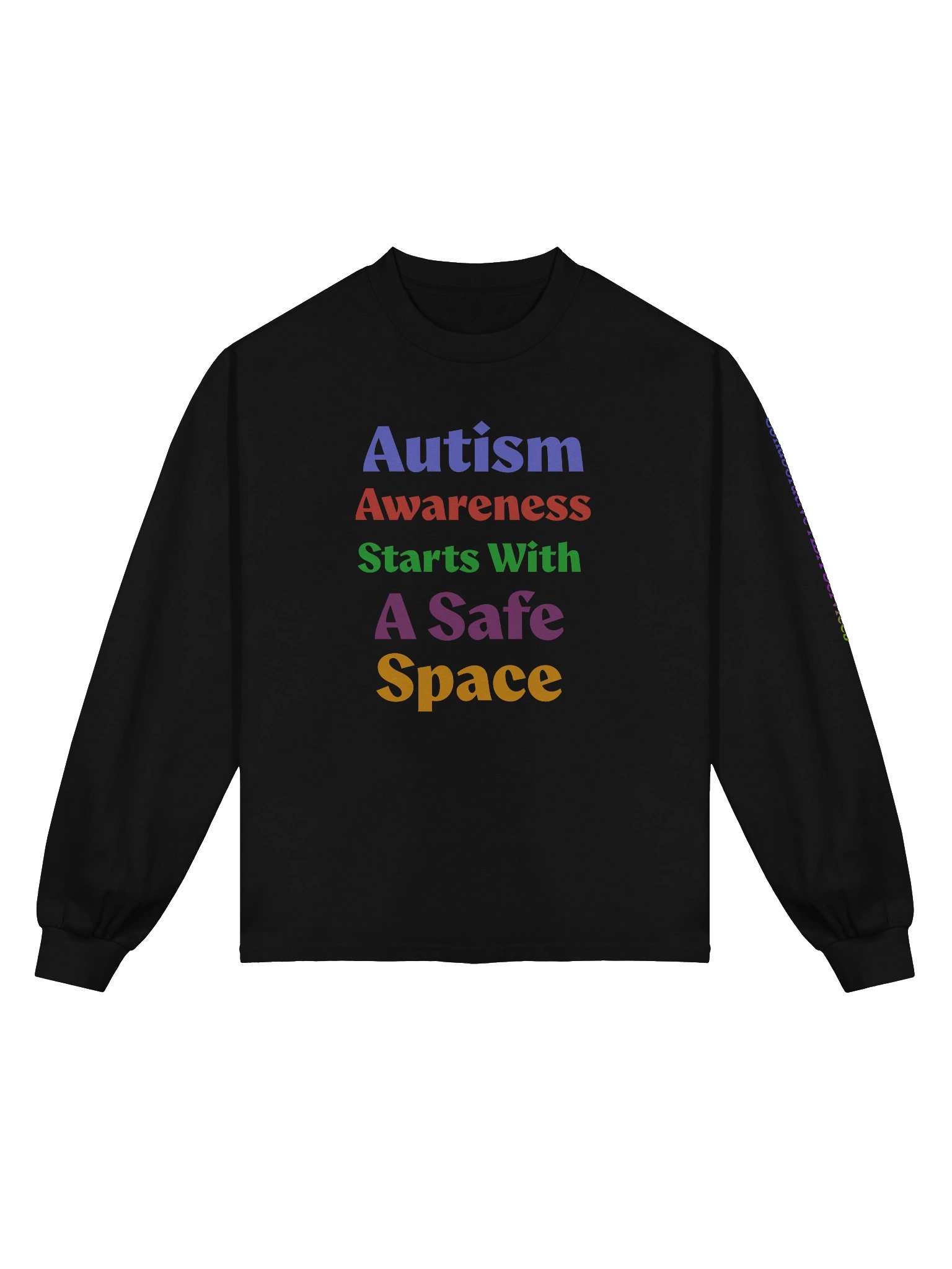 Safe Space Autism Awareness Long Sleeve Shirt product image (2)