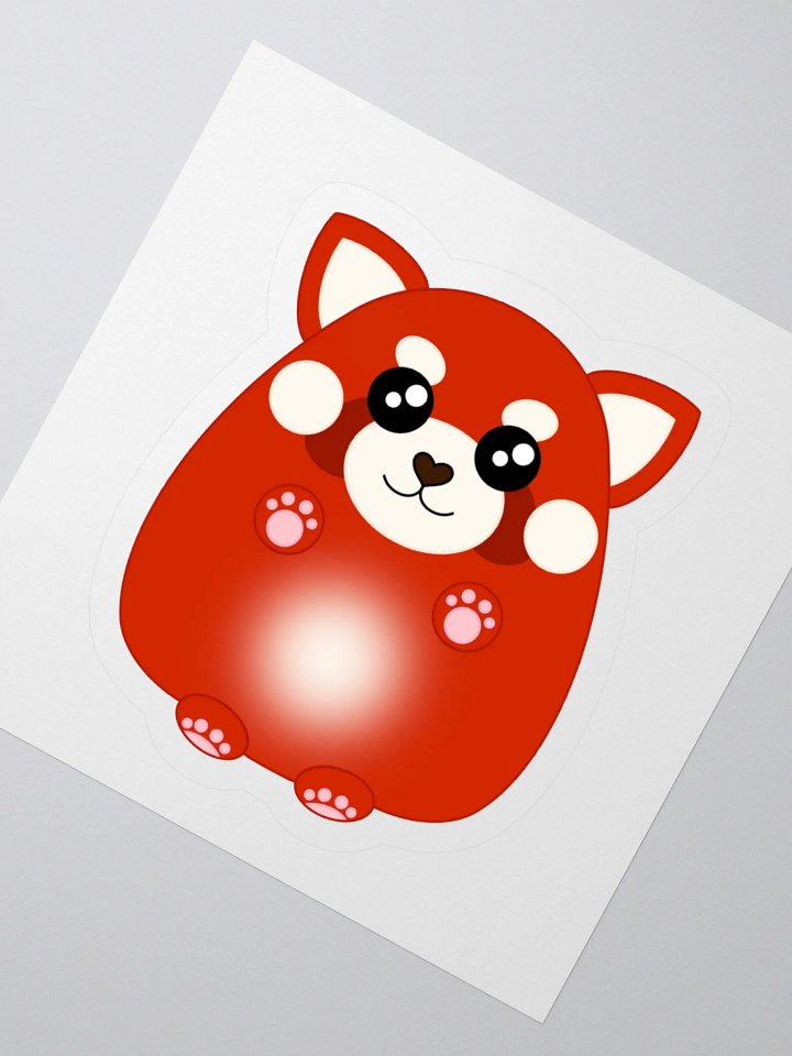 Red Panda Squishy Sticker product image (2)