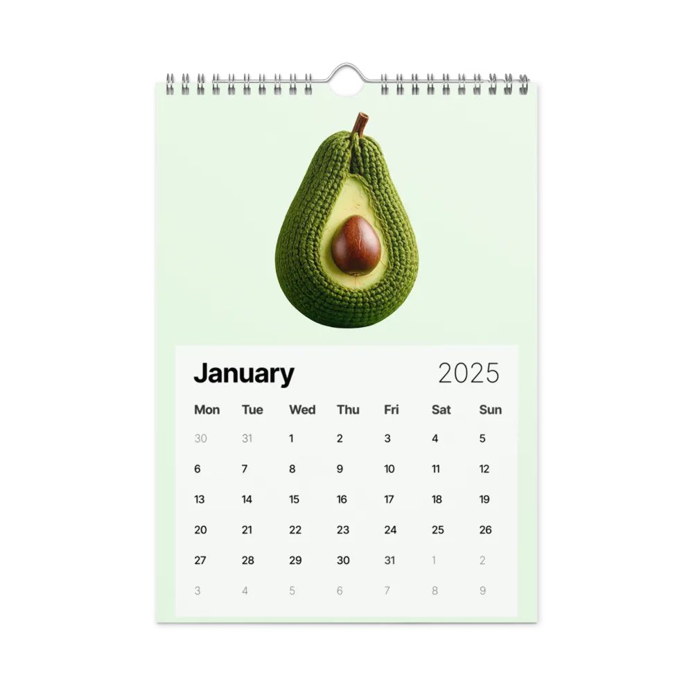CozyAvocado's Healthy 2025 Calendar Veggie Edition product image (2)