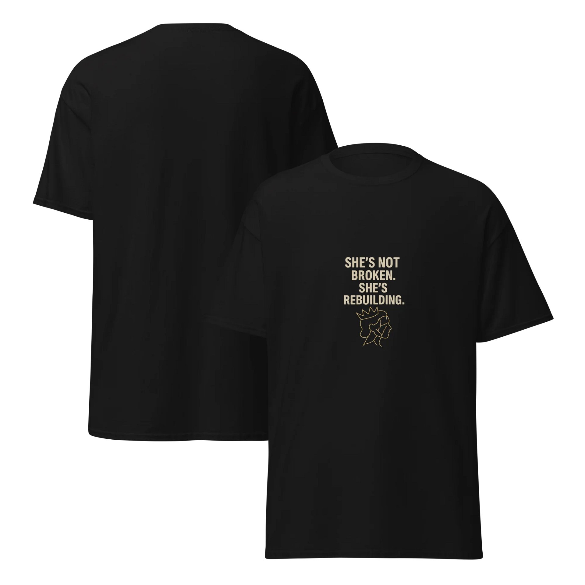 She's Not Broken .She's Rebuilding . Empowerment Tee product image (7)